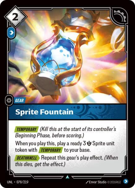 Sprite Fountain - Unleashed (UNL) NM