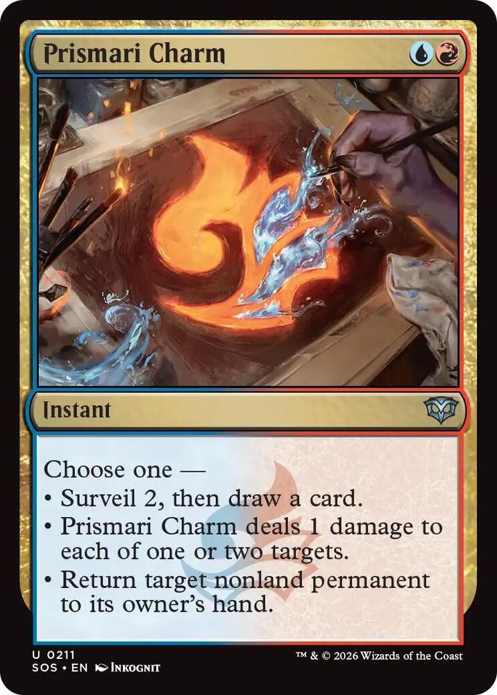 Prismari Charm - Secrets of Strixhaven (SOS) NM *FOIL*