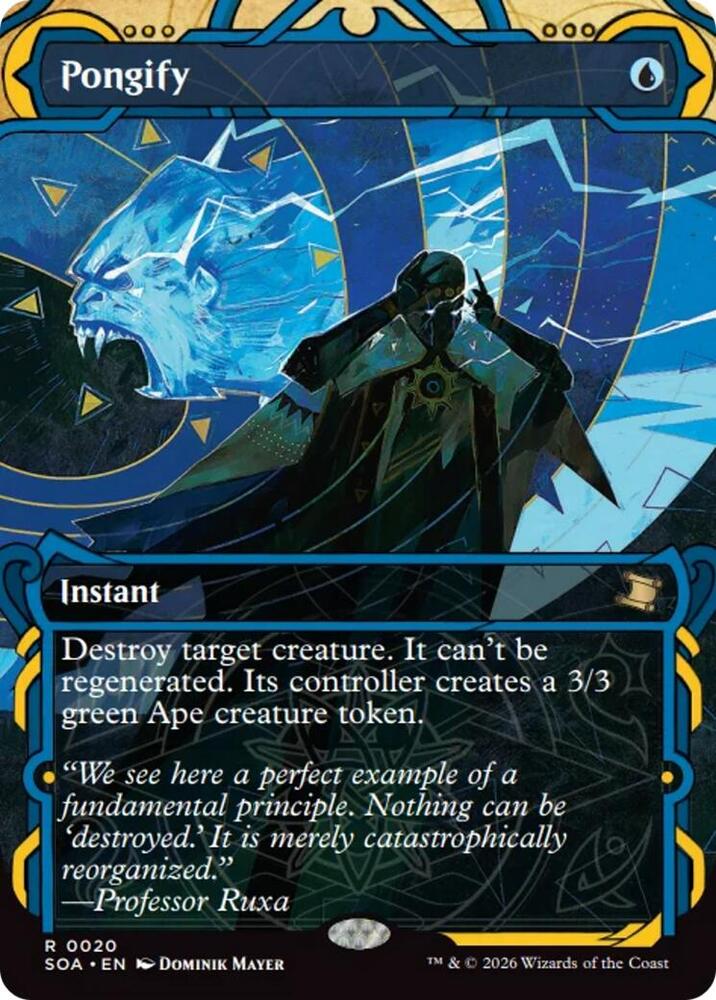 Pongify - Secrets of Strixhaven: Mystical Archive (SOA) NM *FOIL*