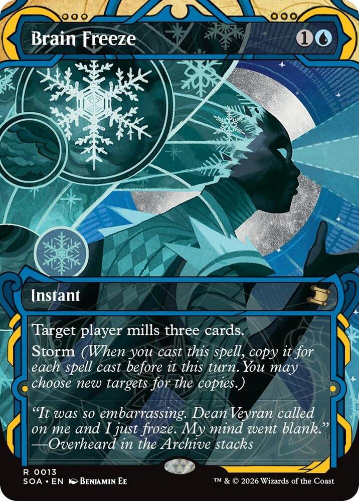 Brain Freeze - Secrets of Strixhaven: Mystical Archive (SOA) NM