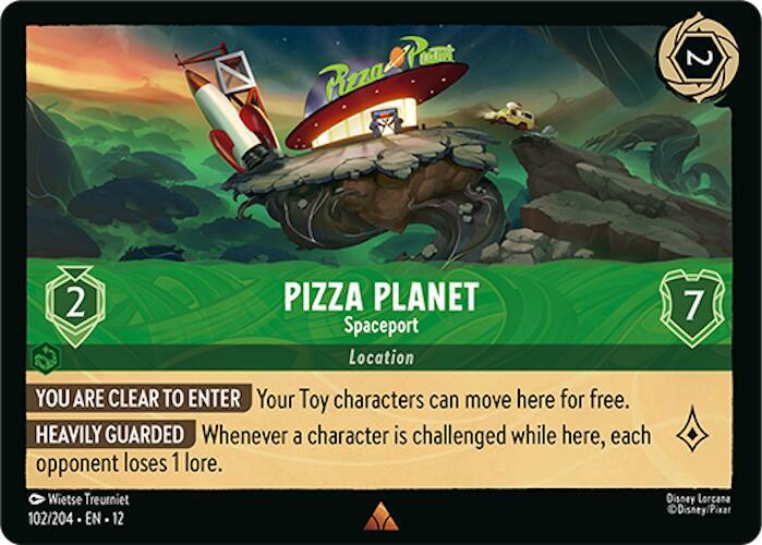 Pizza Planet - Spaceport - Wilds Unknown (12) NM *FOIL*