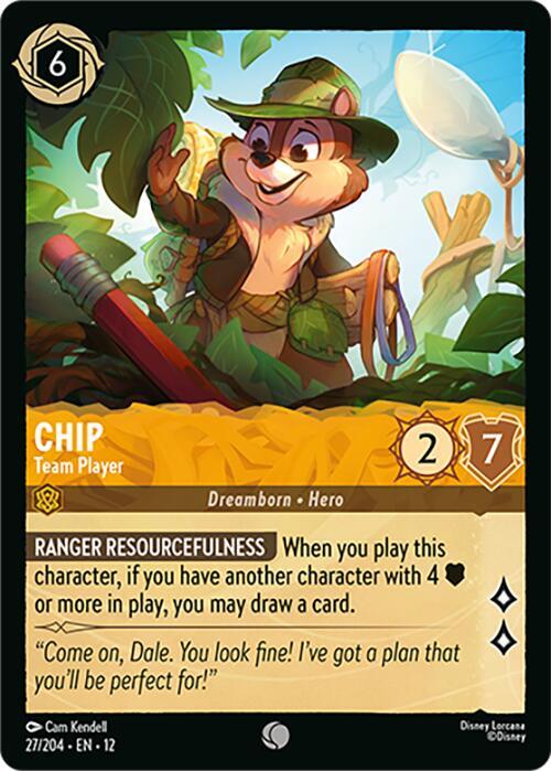 Chip - Team Player - Wilds Unknown (12) NM *FOIL*