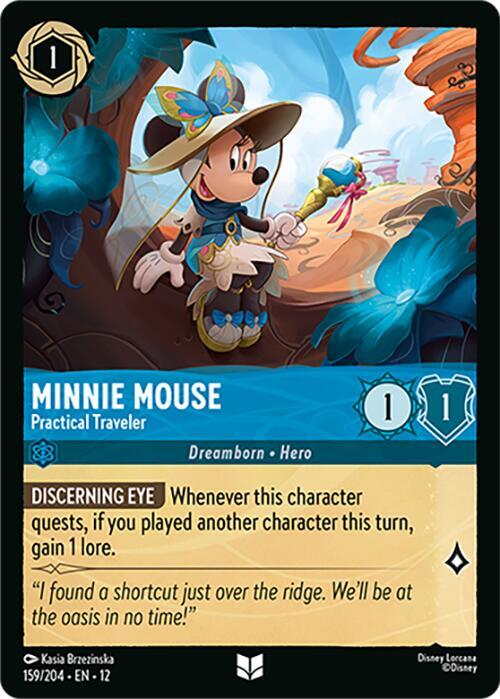 Minnie Mouse - Practical Traveler - Wilds Unknown (12) NM *FOIL*