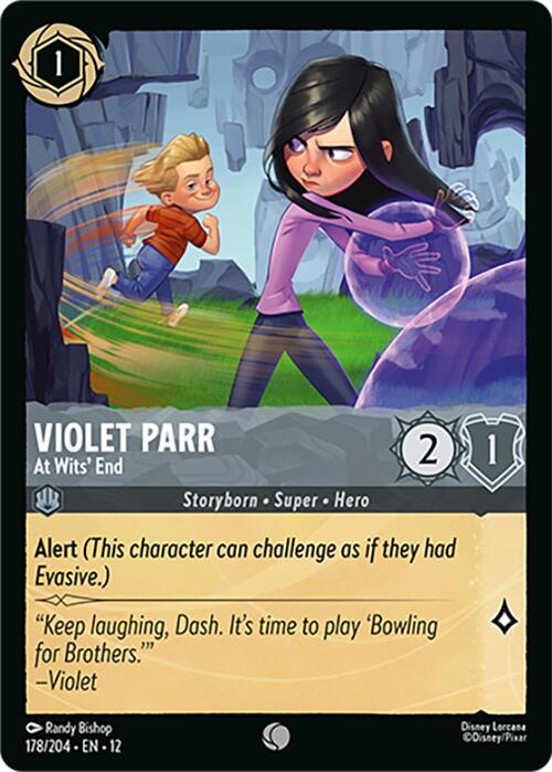 Violet Parr - At Wits' End - Wilds Unknown (12) NM *FOIL*