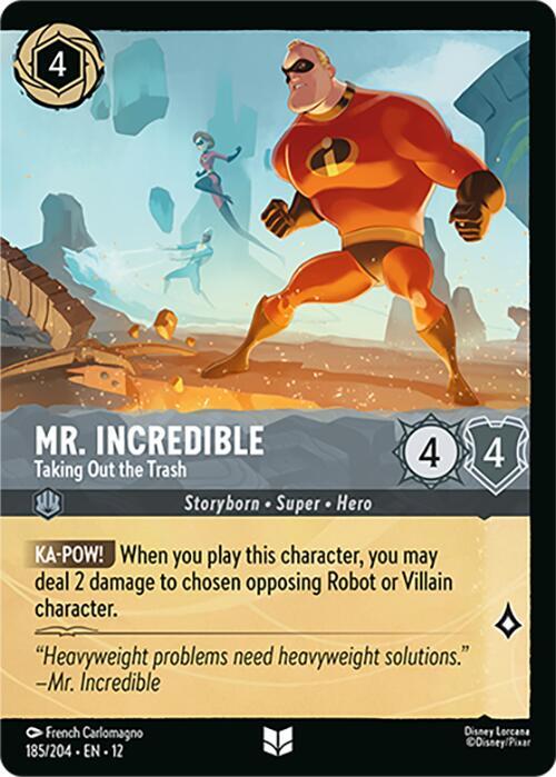 Mr. Incredible - Taking Out the Trash (Foil) - Wilds Unknown (12) NM *FOIL*