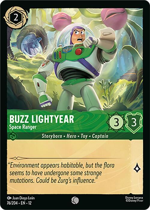 Buzz Lightyear - Space Ranger - Wilds Unknown (12) NM *FOIL*