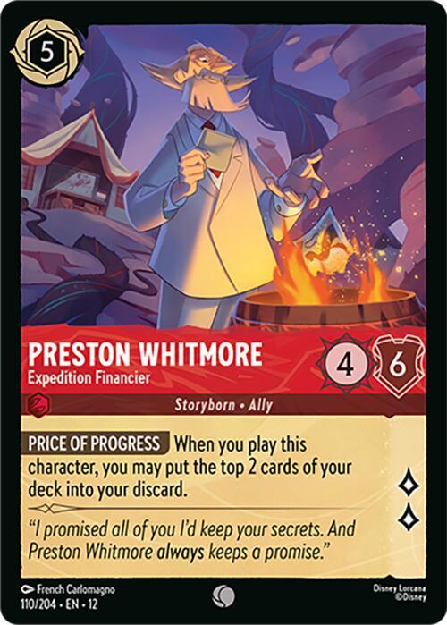 Preston Whitmore - Expedition Financier - Wilds Unknown (12) NM *FOIL*