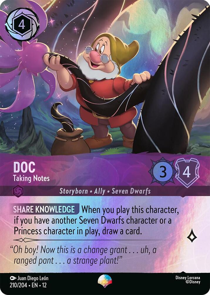 Doc - Taking Notes (Epic) - Wilds Unknown (12) NM *FOIL*