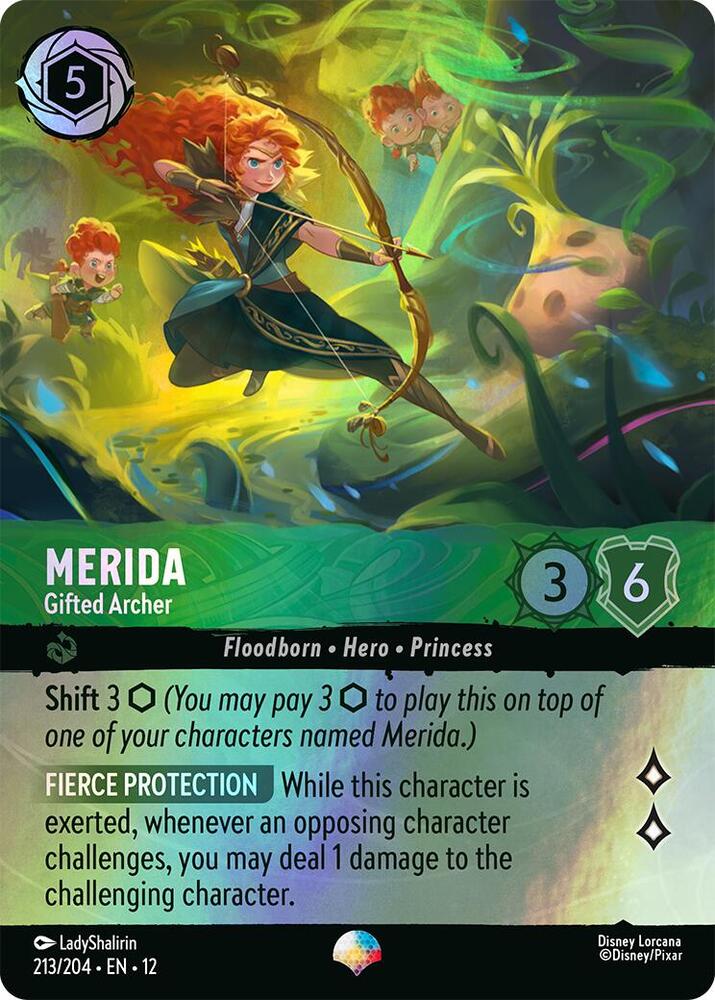 Merida - Gifted Archer (Epic) - Wilds Unknown (12) NM *FOIL*