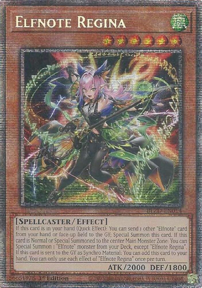 Elfnote Regina (Starlight Rare) - Blazing Dominion (BLZD) NM