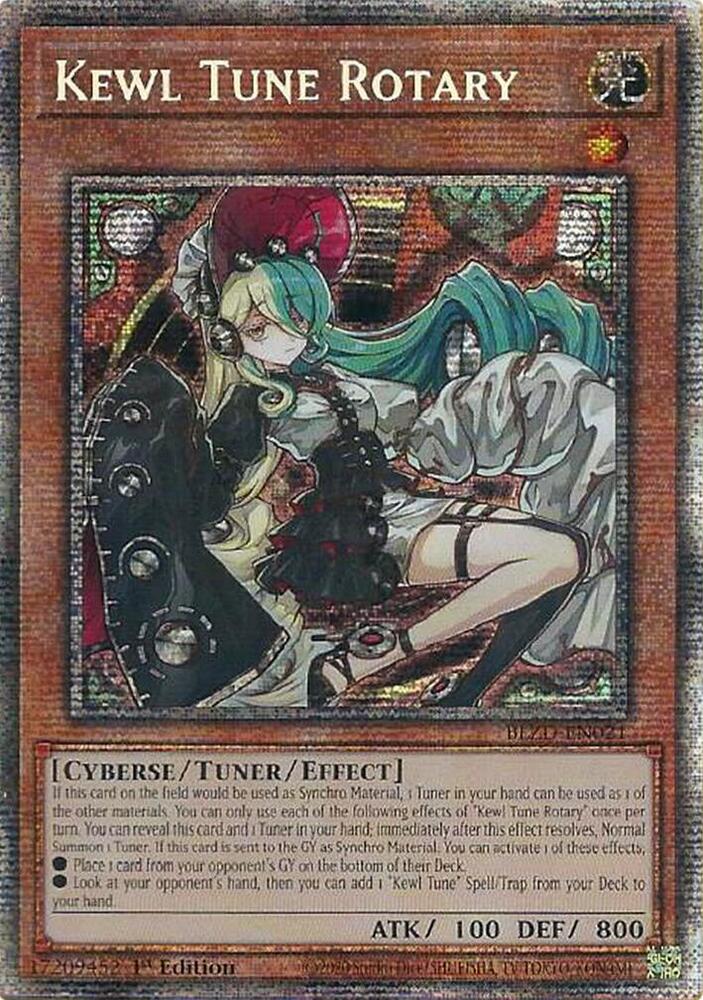 Kewl Tune Rotary (Starlight Rare) - Blazing Dominion (BLZD) NM