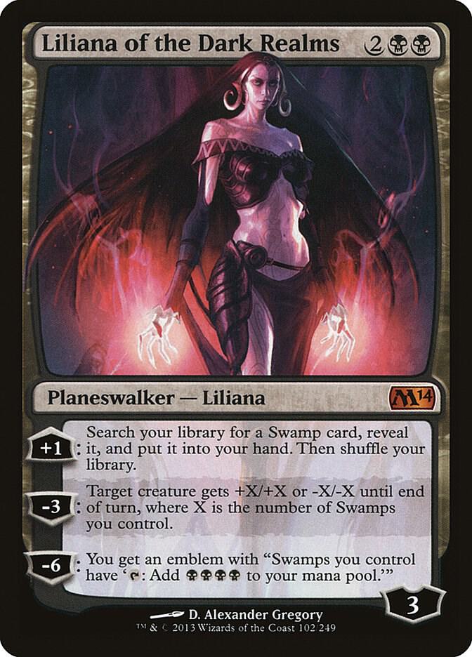 Liliana of the Dark Realms - Magic 2014 (M14) (M14) NM