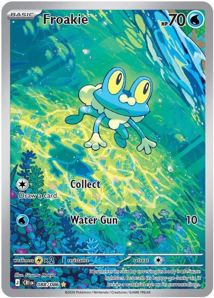 Froakie - 088/086 - ME04: Chaos Rising (CRI) NM *FOIL*