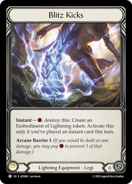 Blitz Kicks - Armory Deck: Zyggy (AZS) NM *Rainbow Foil*