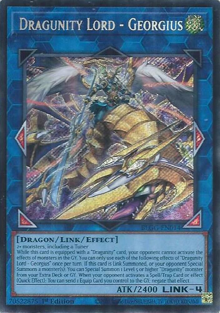 Dragunity Lord - Georgius - Battles of Legend: Glorious Gallery (BLGG) NM