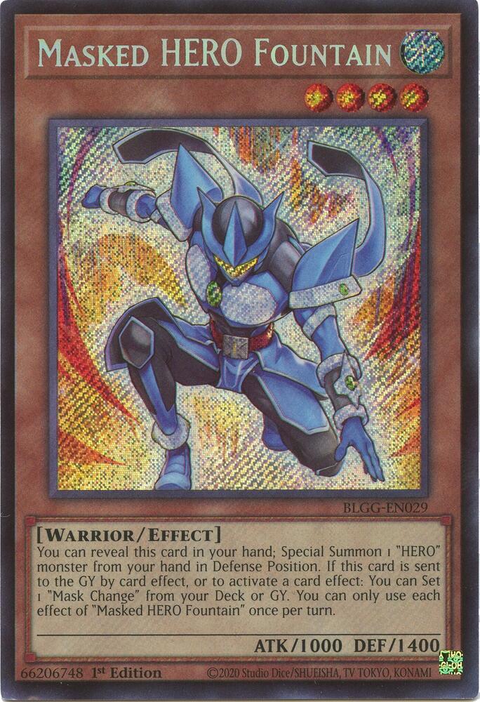 Masked HERO Fountain - Battles of Legend: Glorious Gallery (BLGG) NM
