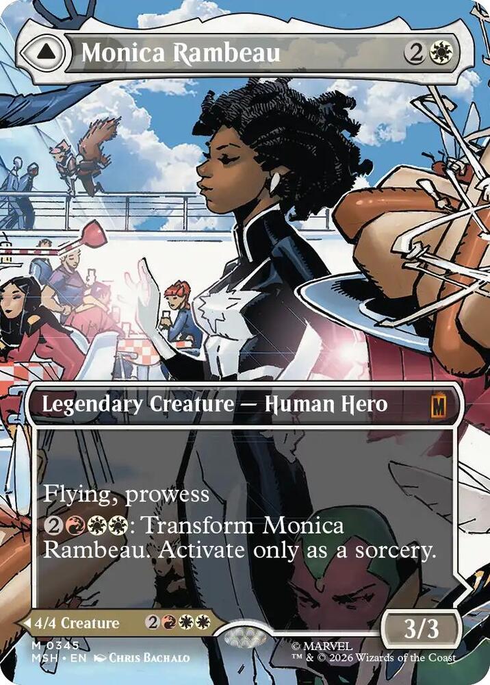 Monica Rambeau (Borderless) (0345) - Marvel Super Heroes (MSH) NM *FOIL*