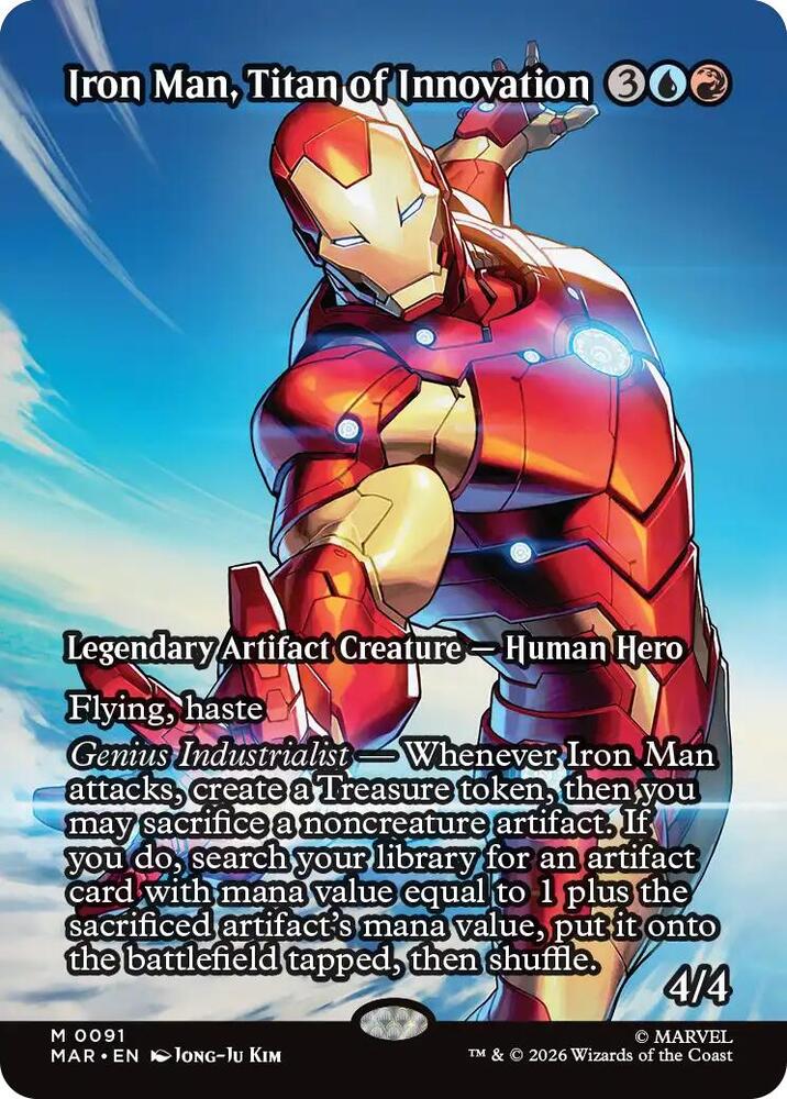 Iron Man, Titan of Innovation (Borderless) - Marvel Universe Eternal-Legal (MAR) NM