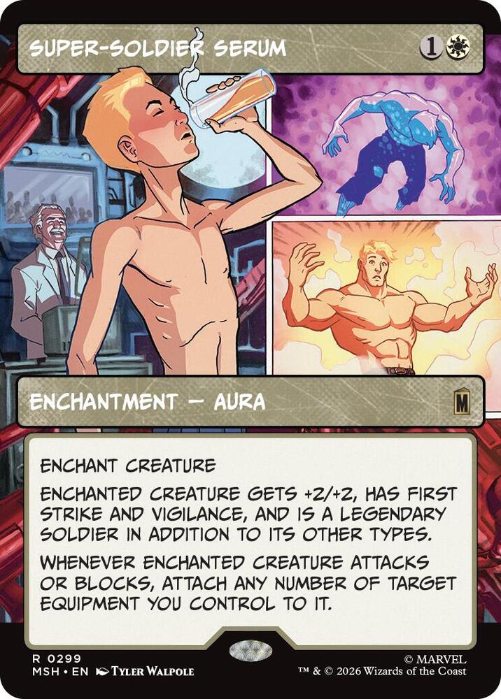 Super-Soldier Serum (Borderless) - Marvel Super Heroes (MSH) NM *FOIL*