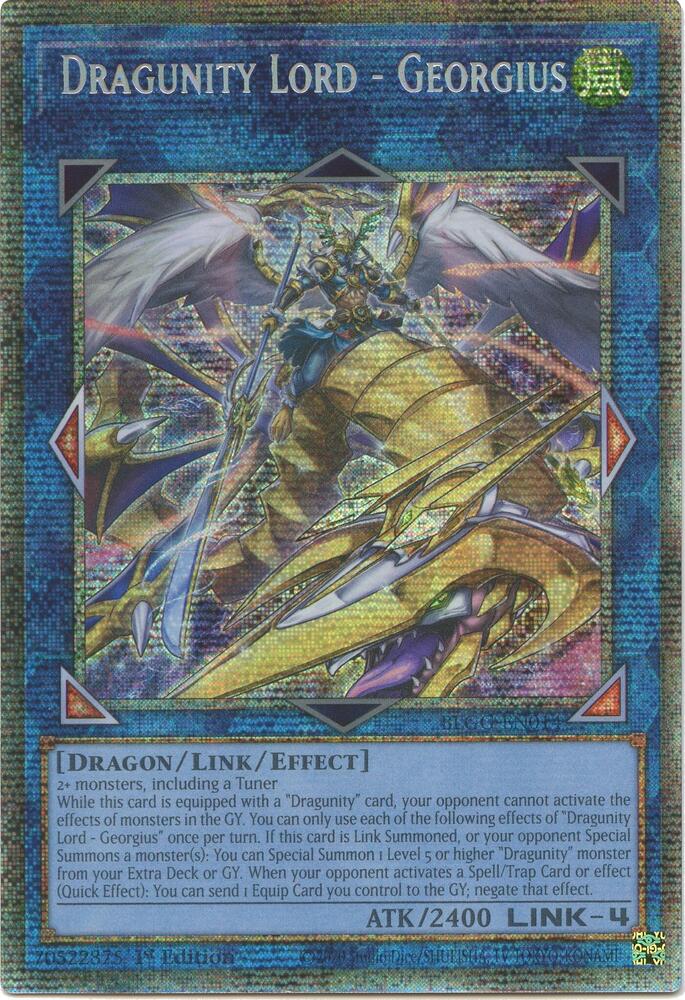 Dragunity Lord - Georgius (Starlight Rare) - Battles of Legend: Glorious Gallery (BLGG) NM