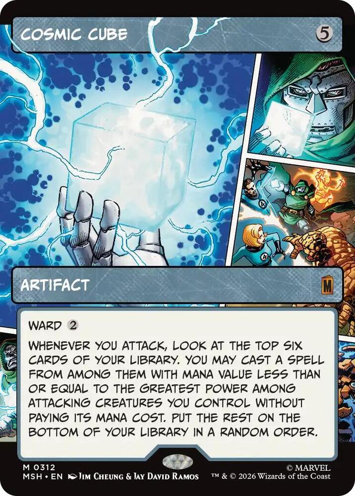 Cosmic Cube (Borderless) (0312) - Marvel Super Heroes (MSH) NM