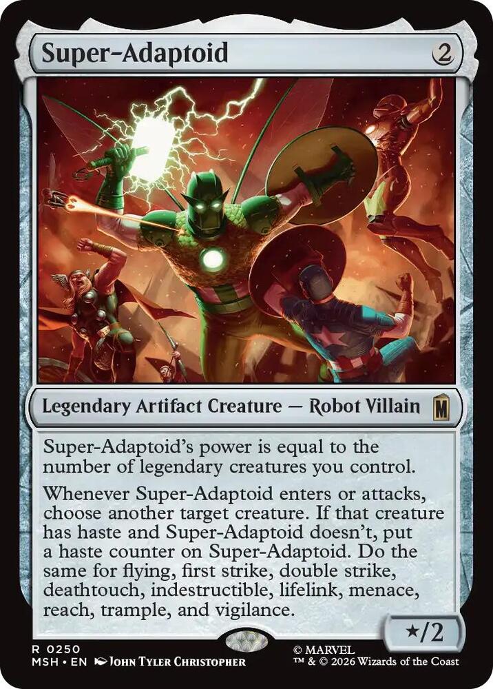 Super-Adaptoid - Marvel Super Heroes (MSH) NM *FOIL* SEALED