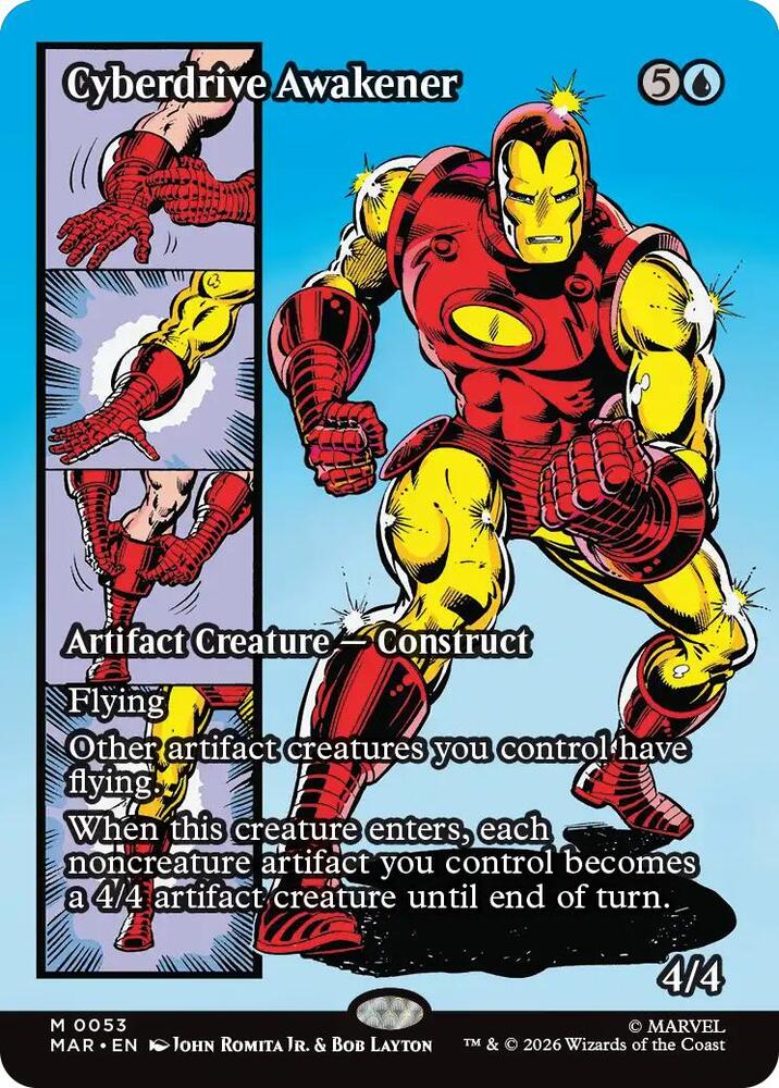 Cyberdrive Awakener (Borderless) - Marvel Universe Eternal-Legal (MAR) NM