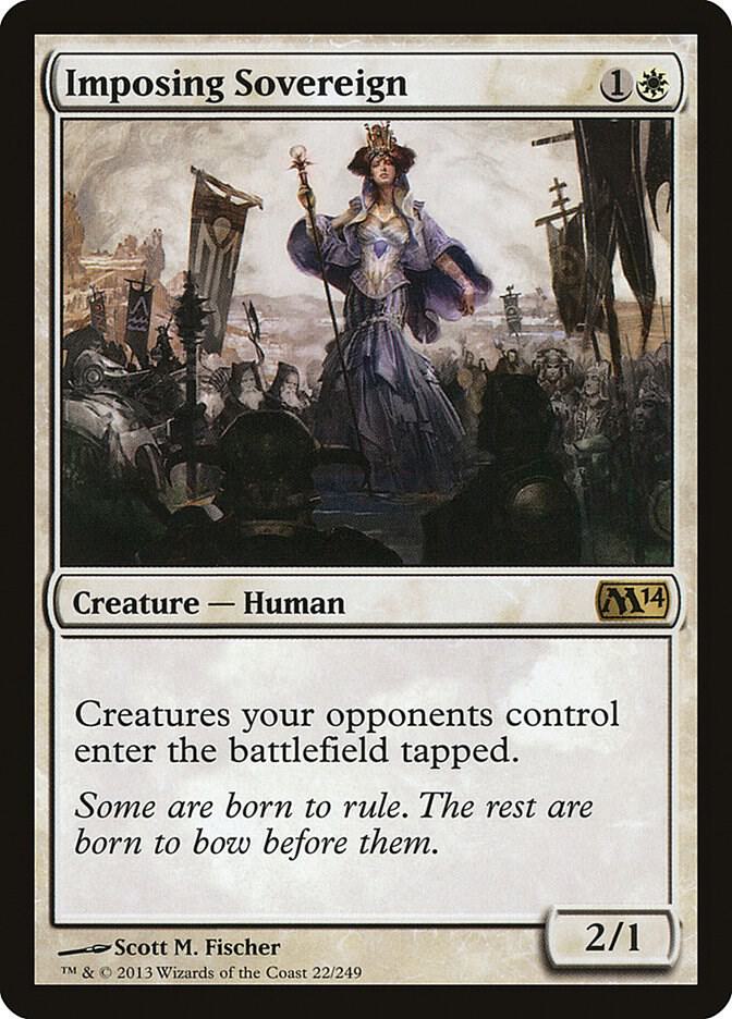Imposing Sovereign - Magic 2014 (M14) (M14) NM *FOIL*