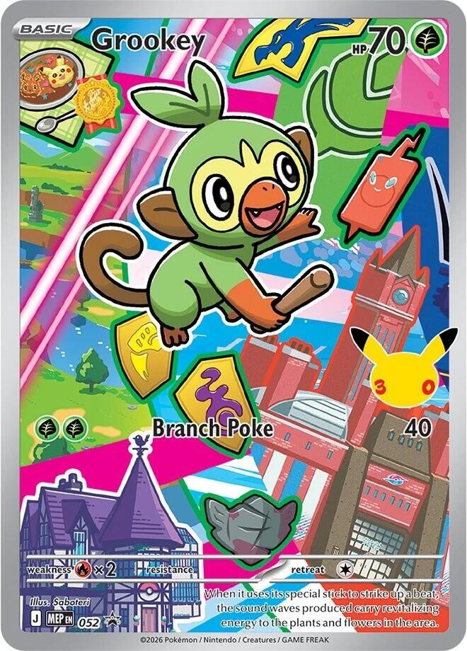 Grookey - 052 - ME: Mega Evolution Promo (MEP) NM *FOIL*
