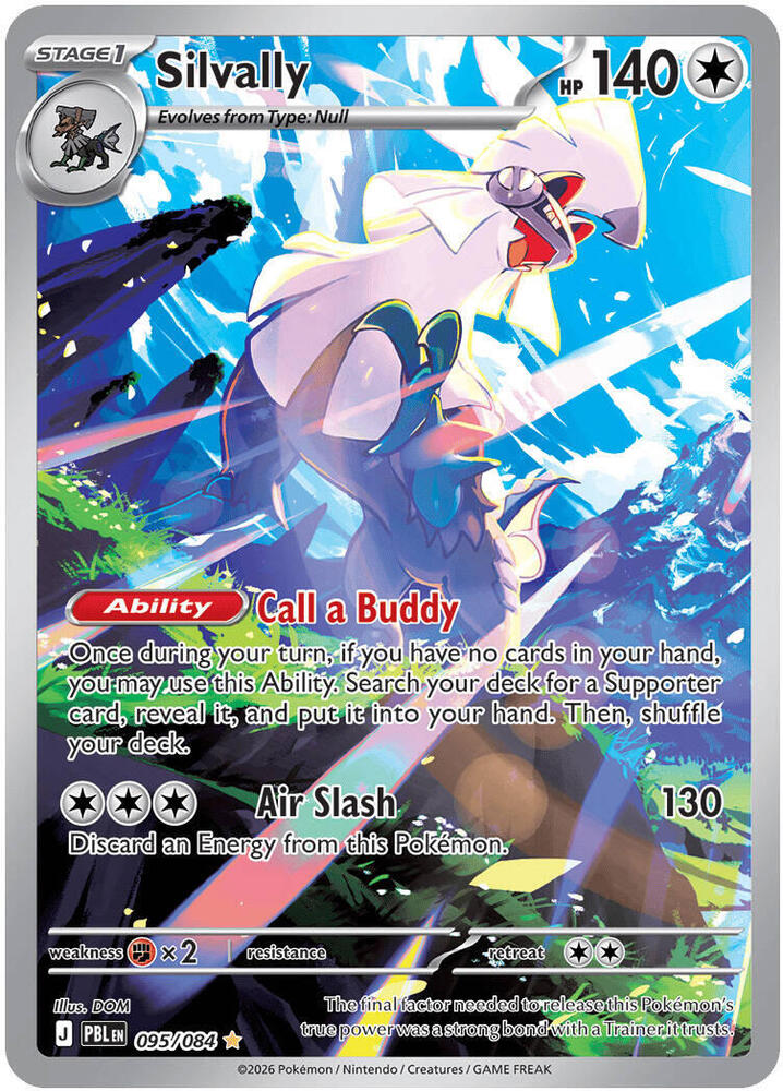 Silvally - 095/084 - ME05: Pitch Black (PBL) NM *FOIL*