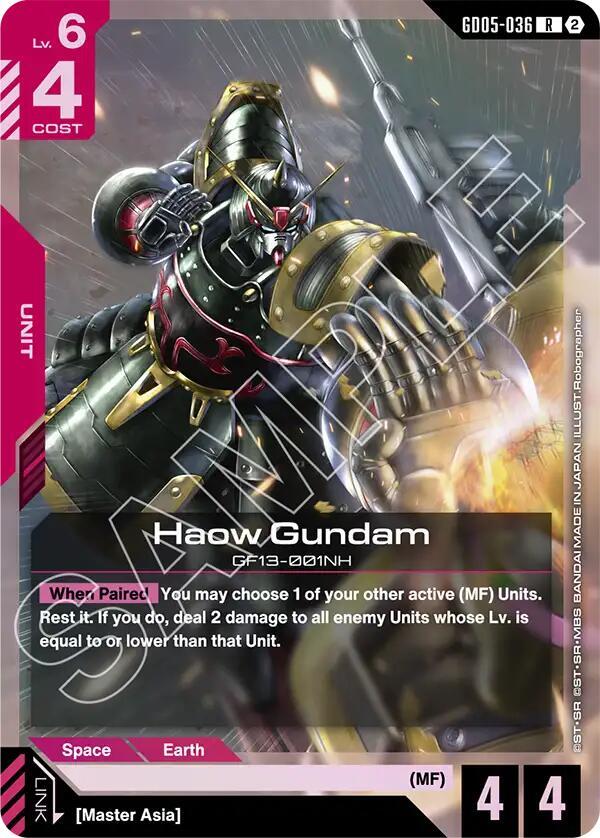 Haow Gundam - Freedom Ascension (GD05) NM *FOIL*