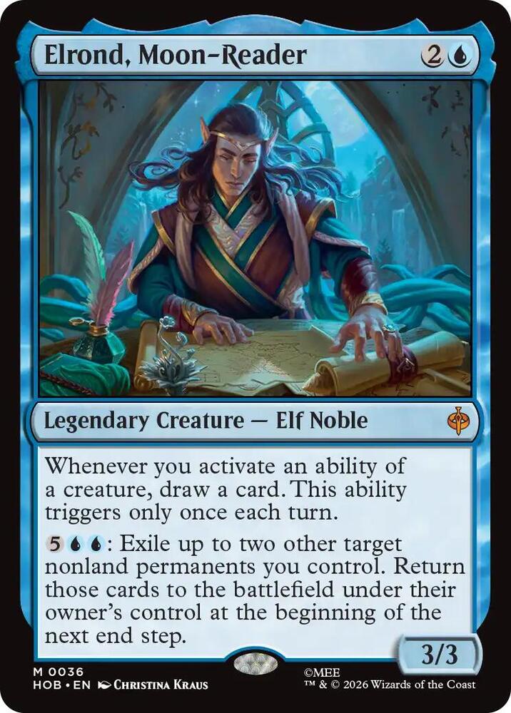 Elrond, Moon-Reader - The Hobbit (HOB) NM
