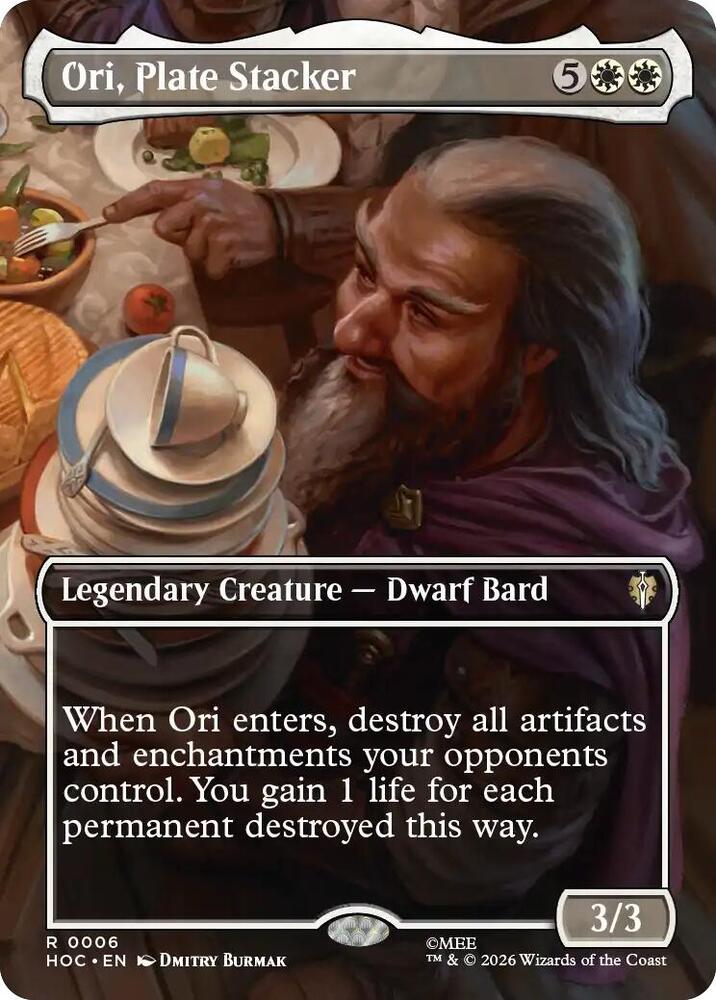 Ori, Plate Stacker (Borderless) - The Hobbit: Eternal-Legal (HOC) NM