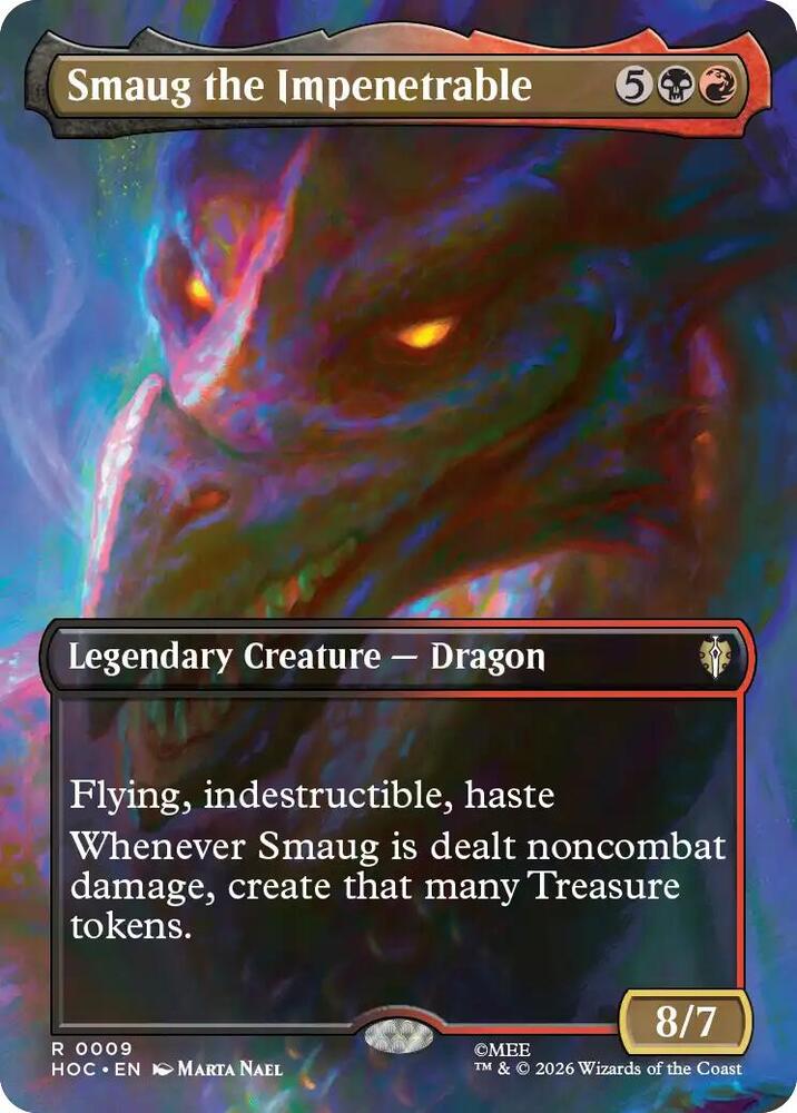 Smaug the Impenetrable (Borderless) - The Hobbit: Eternal-Legal (HOC) NM