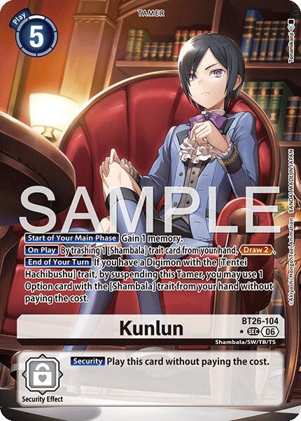Kunlun (Alternate Art) - Timeless Bonds (BT-26) NM *FOIL*