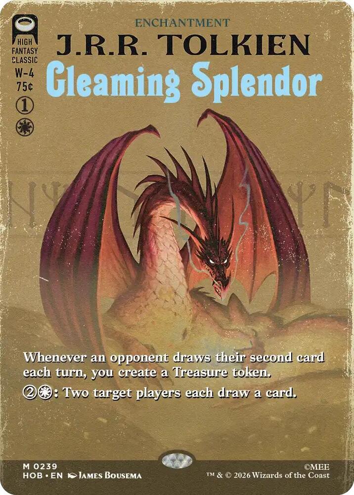 Gleaming Splendor (Borderless) - The Hobbit (HOB) NM