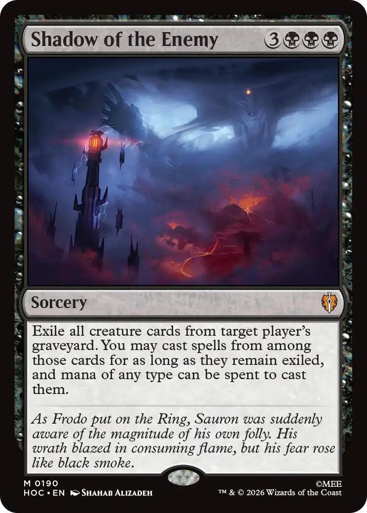 Shadow of the Enemy - The Hobbit: Eternal-Legal (HOC) NM