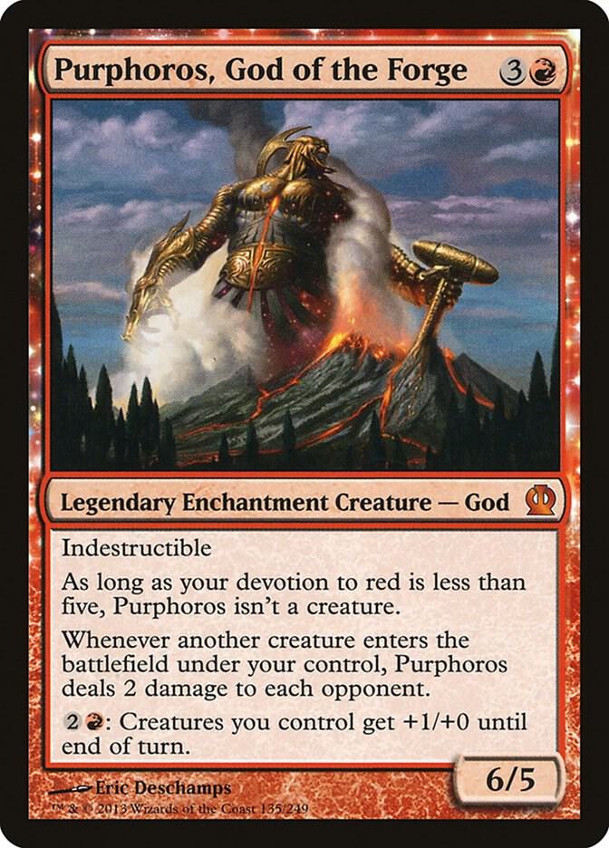 Purphoros, God of the Forge - Theros (THS) NM