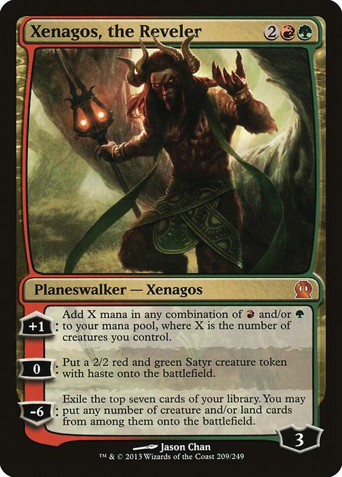 Xenagos, the Reveler - Theros (THS) NM