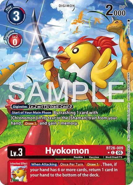 Hyokomon (Alternate Art) - Timeless Bonds (BT-26) NM *FOIL*