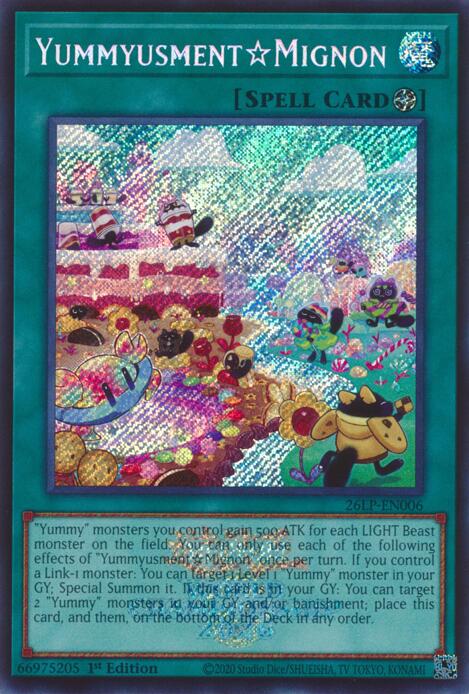 YummyusmentMignon (Emblazoned Secret Rare) - Limited Pack World Championship 2026 (26LP) NM *FOIL*
