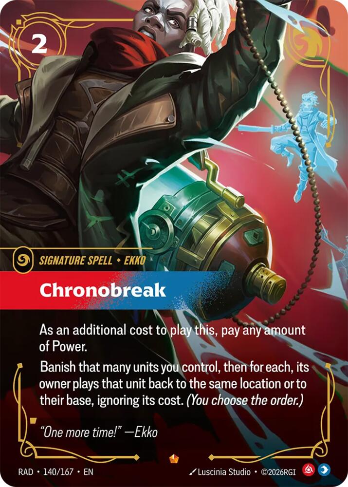 Chronobreak - Radiance (RAD) NM