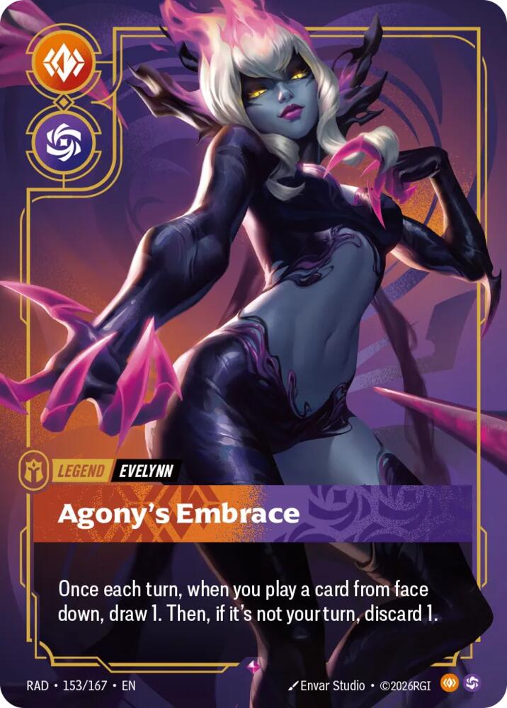 Evelynn, Agony's Embrace - Radiance (RAD) NM
