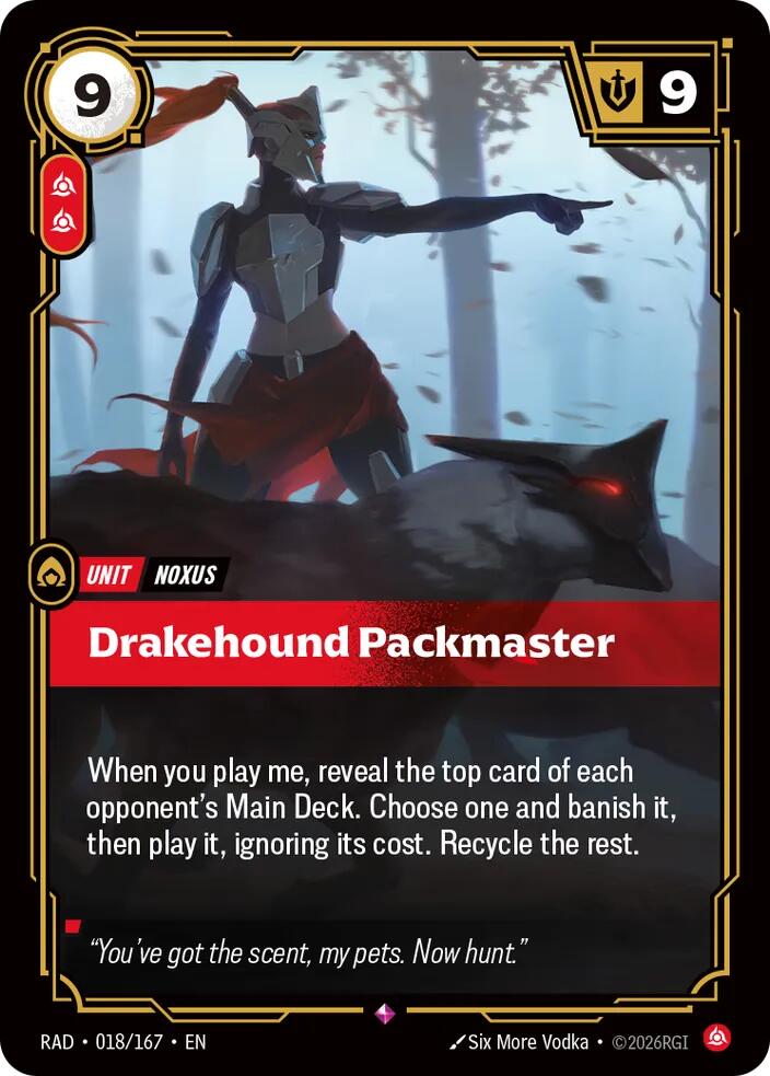 Drakehound Packmaster - Radiance (RAD) NM