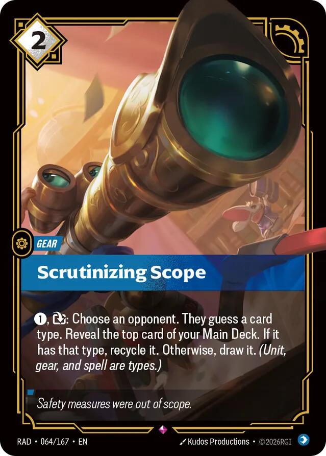 Scrutinizing Scope - Radiance (RAD) NM