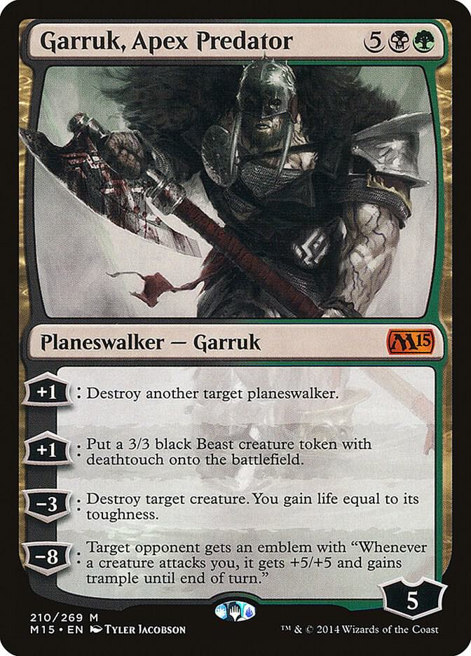 Garruk, Apex Predator - Magic 2015 (M15) (M15) NM