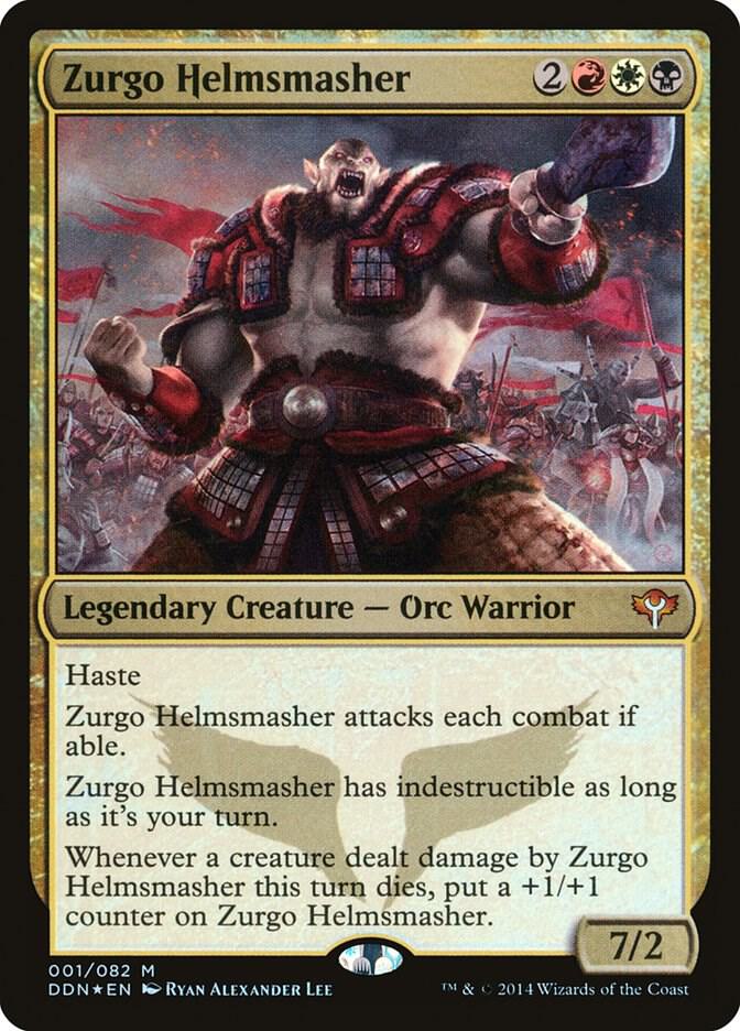 Zurgo Helmsmasher - Duel Decks: Speed vs. Cunning (DDN) *FOIL*