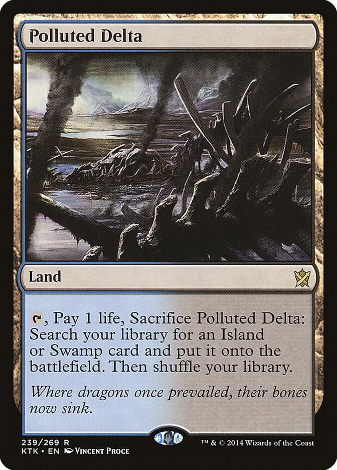 Polluted Delta - Khans of Tarkir (KTK) LP