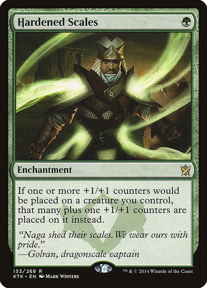 Hardened Scales - Khans of Tarkir (KTK) NM *FOIL*