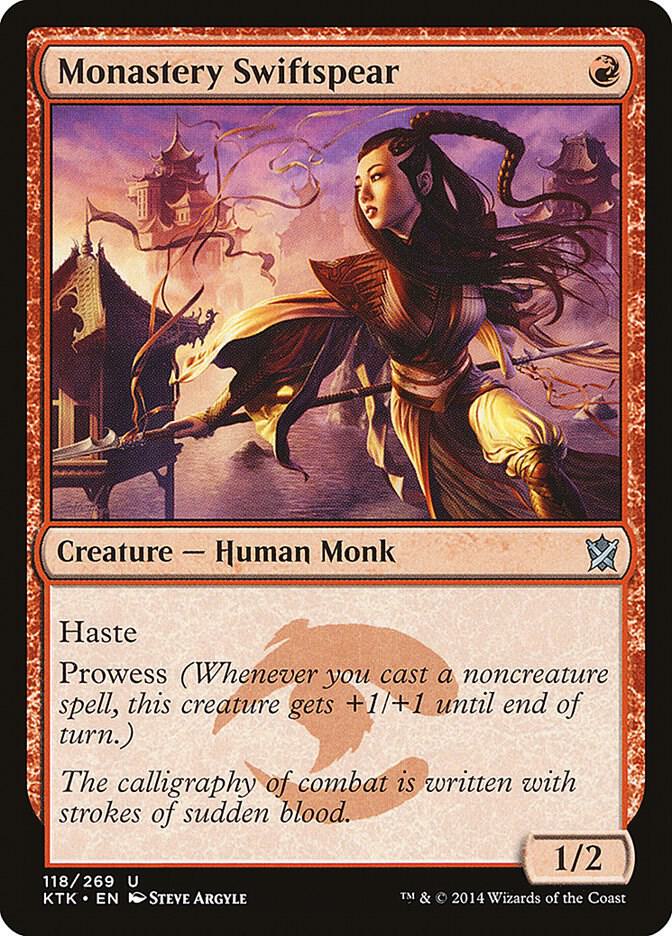 Monastery Swiftspear - Khans of Tarkir (KTK) MP *FOIL*
